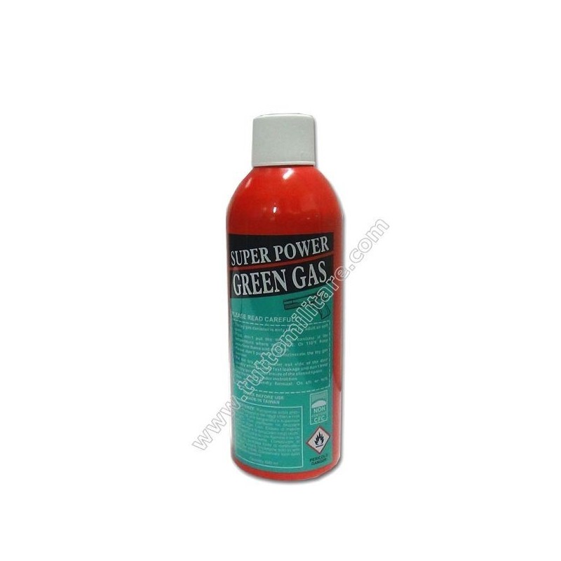 Bombola Gas Softair SuperPower Green Gas 600 ml.