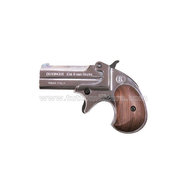Pistola a Salve Derringer Silver 6 mm. Scacciacani