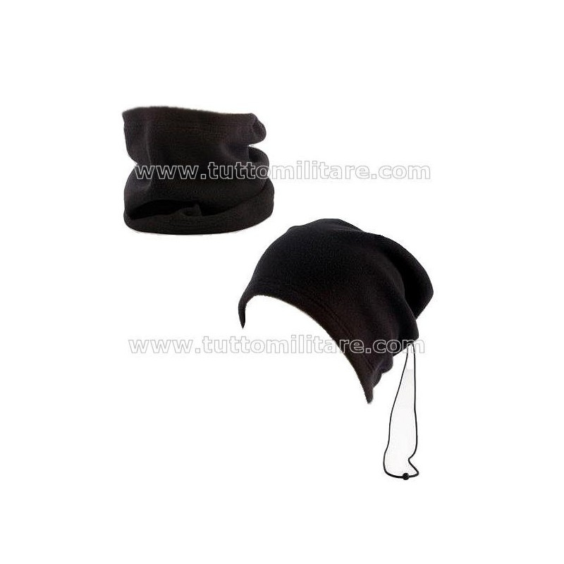 Scaldacollo Collare Termico Pile Nero