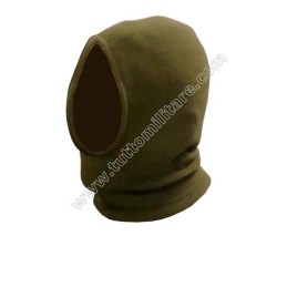 Passamontagna Collare Pile Verde Oliva