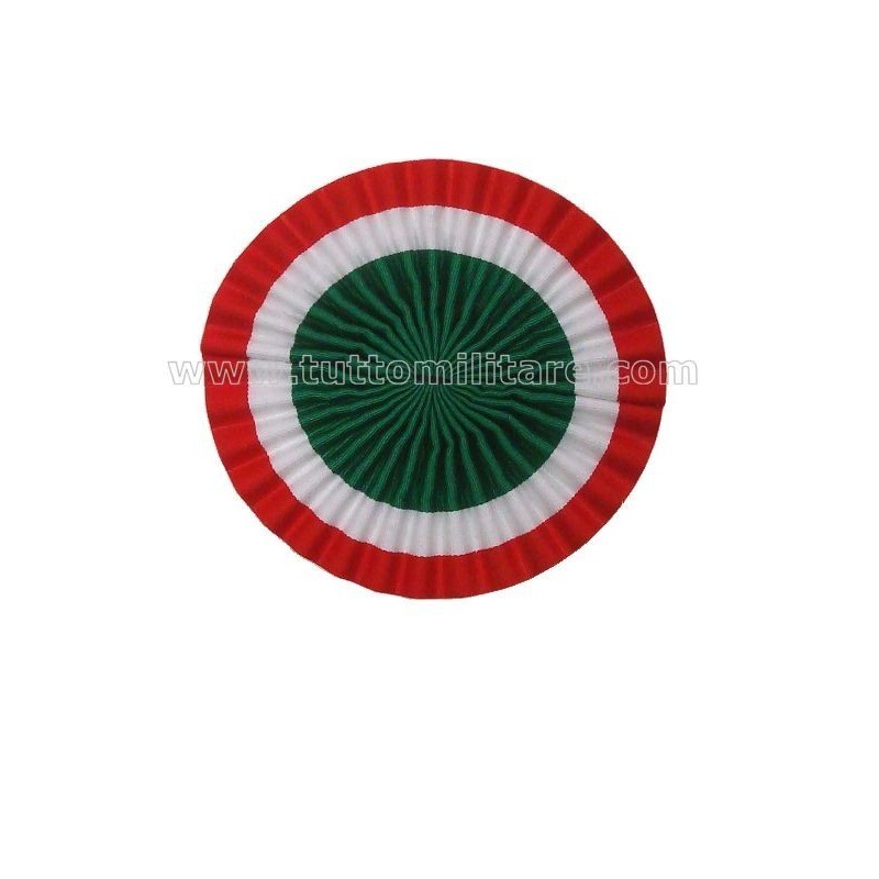 Coccarda Tricolore 10 cm. per Lucerna