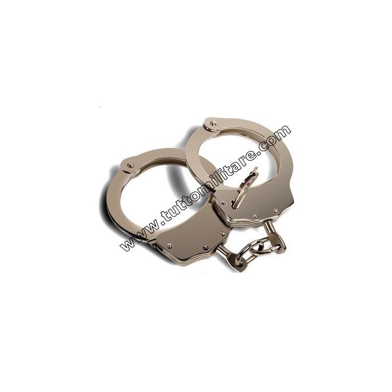 Manette in Acciaio Nikel con Fermo al Polso