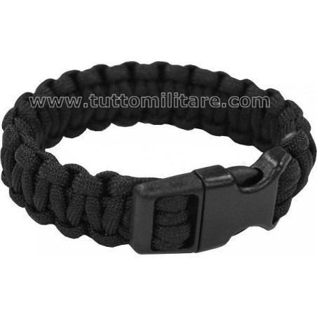 Bracciale Paracord Nero