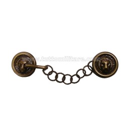 Mascheroni Alamari Bronzati per Mantella