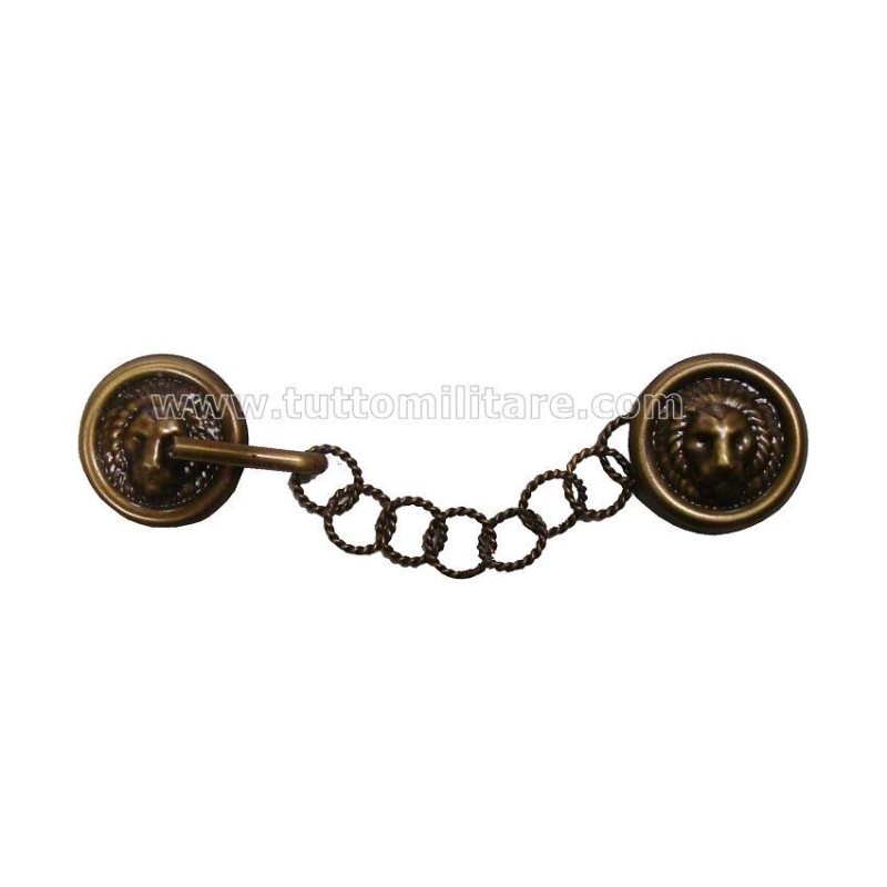 Mascheroni Alamari Bronzati per Mantella