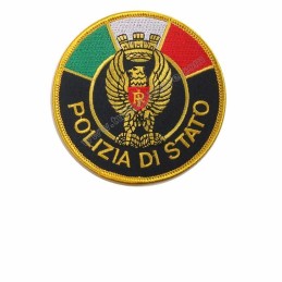 Scudetto Polizia di Stato Tondo