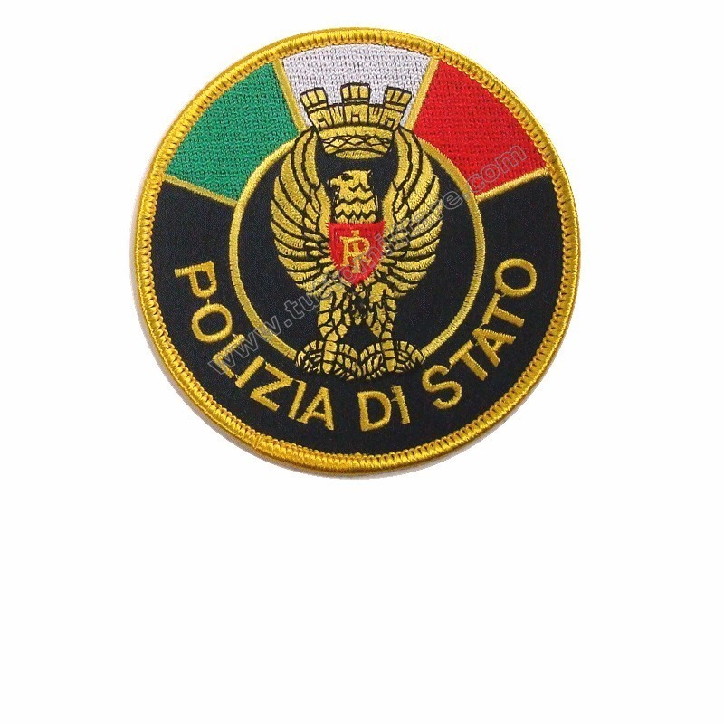 Scudetto Polizia di Stato Tondo