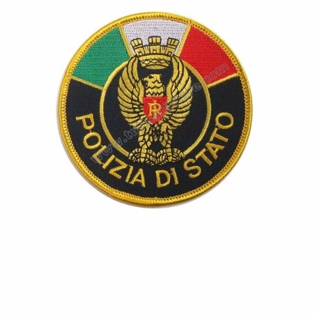 Scudetto Polizia di Stato Tondo