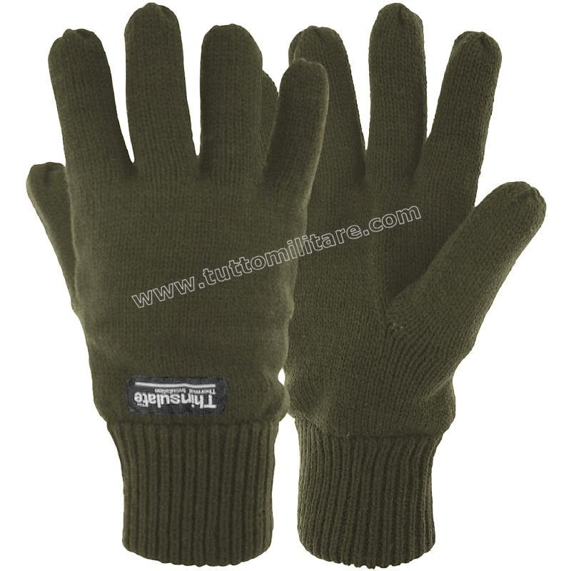 Guanti Termici Thinsulate Verde Oliva