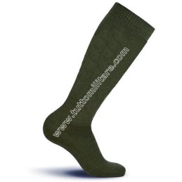 Calzettoni in Lana Verde e Spugna Interna