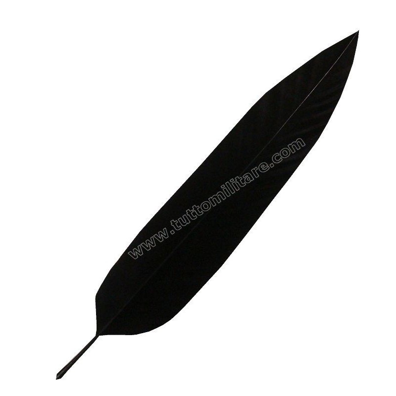 Penna Nera Flessibile d'Aquila per Cappello Alpino