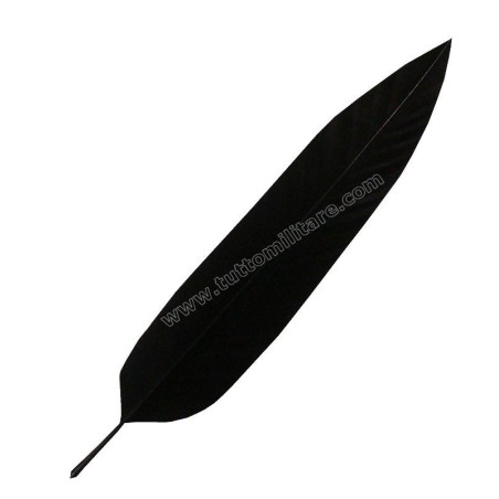 Penna Nera Flessibile d'Aquila per Cappello Alpino