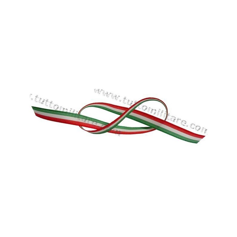 Nastro Tricolore Italia 10 mm