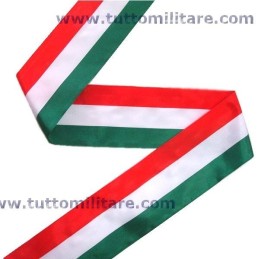 Nastro Tricolore Italia Larghezza 5 cm. per Inaugurazioni