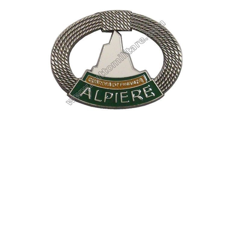 Distintivo Alpiere Argentato Guardia di Finanza