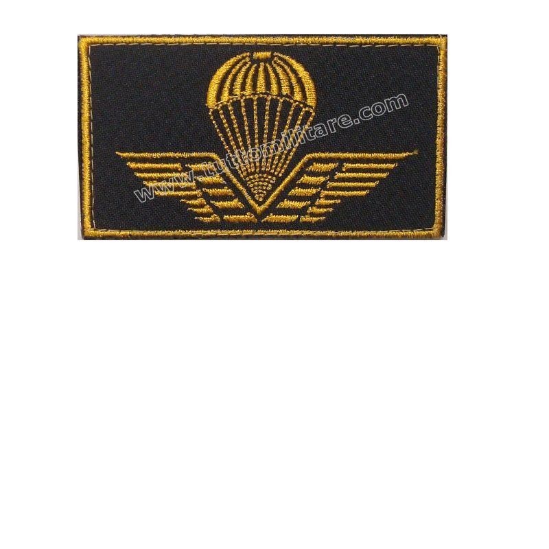 Targhetta Ricamata Brevetto Abilitazione al Lancio Ricamata GdF