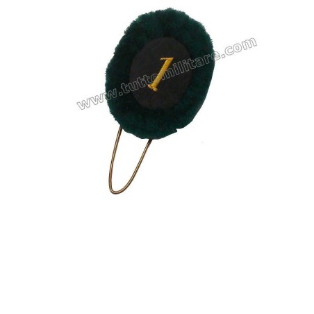 Nappina Verde con Numerale 1