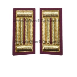 Alamari Guardia Giurata Bordo Cremisi