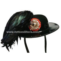 Vaira Cappello Piumato Bersaglieri con Fregio Coccarda