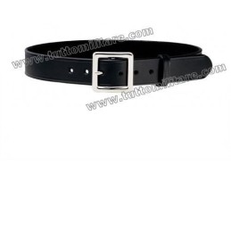 Cinturone Pelle Nera con Fibbia 4 cm ad Ardiglione