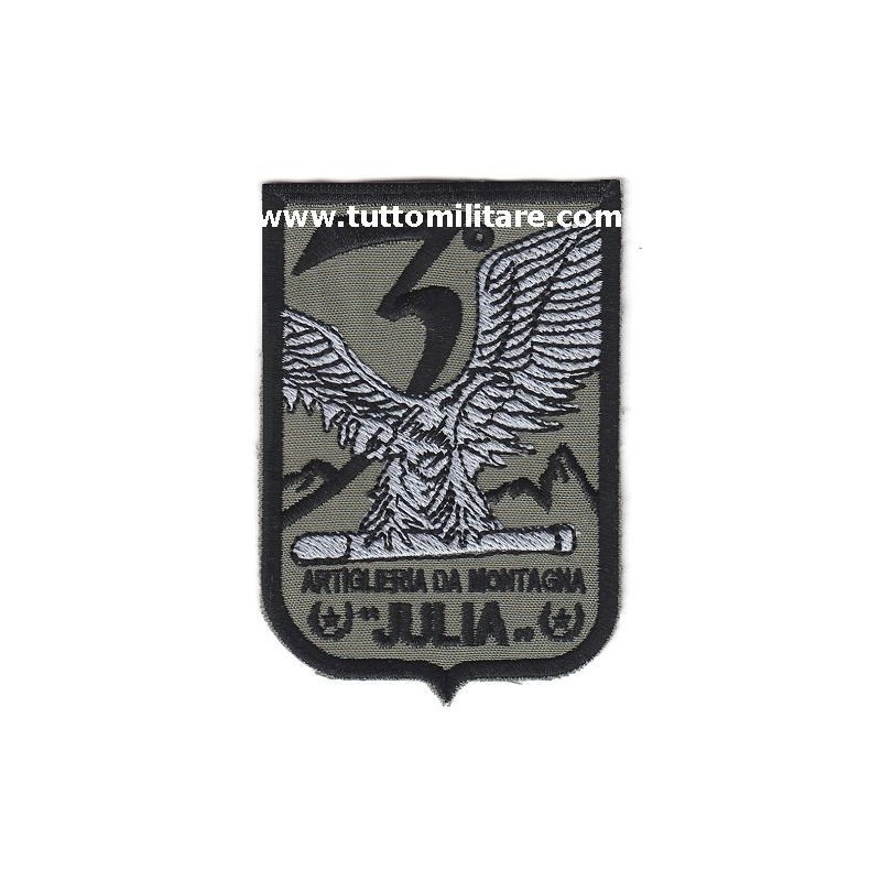 Scudetto Ricamato 3°Reggimento Artiglieria Montagna