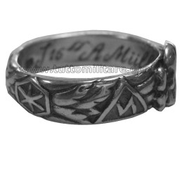 Anello Totenkopft in Argento nome  Muller e Himmler