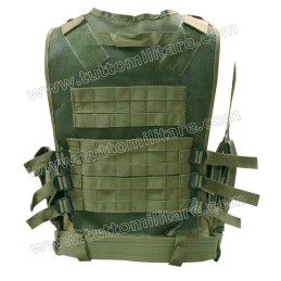 Gilet Tattico Cross Draw Molle Vest Verde Oliva