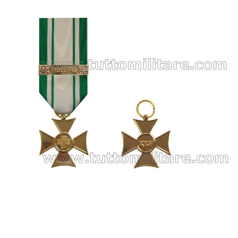 Croce Anzianità Servizio 25 Anni Personale Civile e Volontario Croce Rossa Italiana