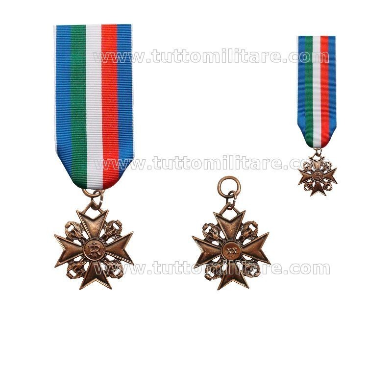 Croce Anzianità Servizio Polizia di Stato Bronzo 20 Anni