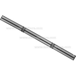 Soggolo Maresciallo Carabinieri Riga Centrale Nera 5 mm.