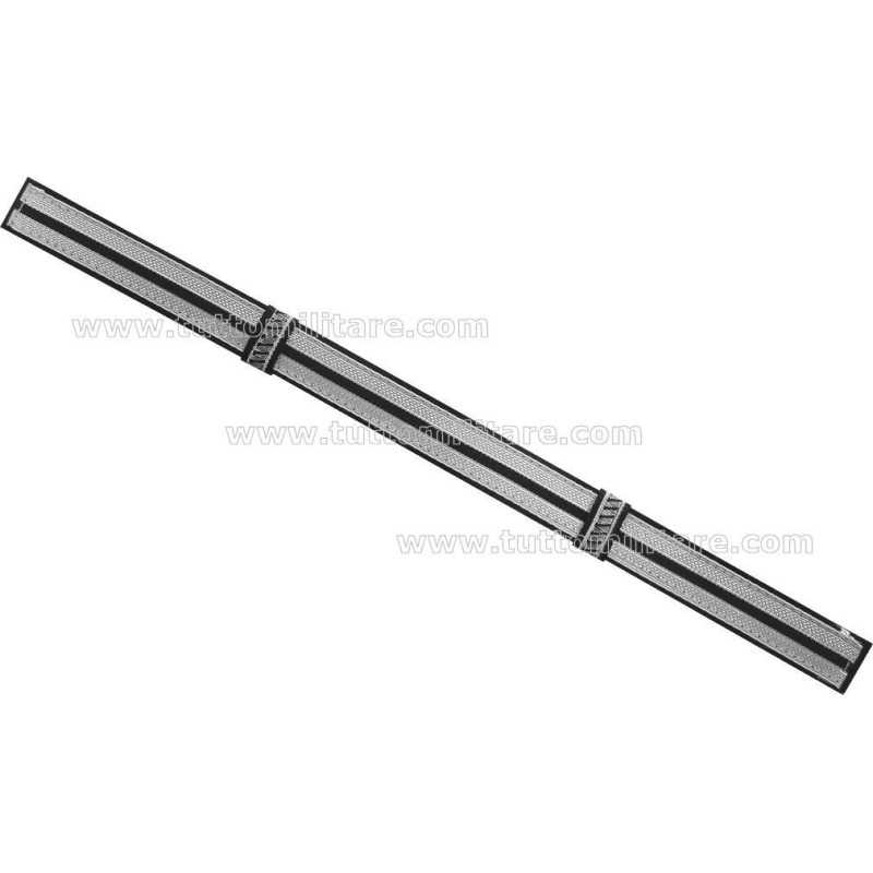 Soggolo Maresciallo Carabinieri Riga Centrale Nera 5 mm.