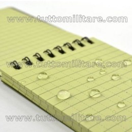 Bloc Notes Waterproof Verde Oliva