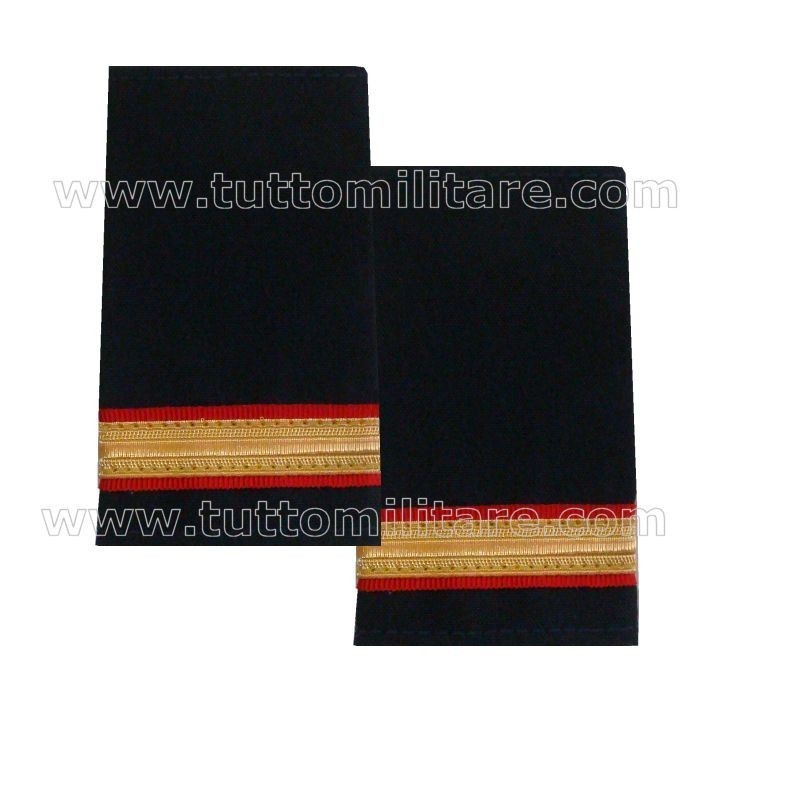 Tubolari per Camicia Aspirante Guardiamarina Ruolo Commissario