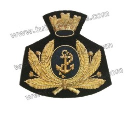 Fregio Marina Militare per Berretto Rigido Maschile