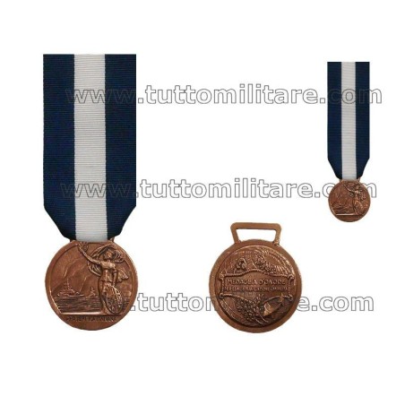 Medaglia d'Onore Lunga Navigazione Marittima Bronzo 10 Anni