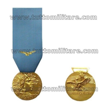 Medaglia Lunga Navigazione Aerea 20 Anni Oro