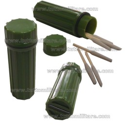 Fiammiferi Antivento in Contenitore Impermeabile