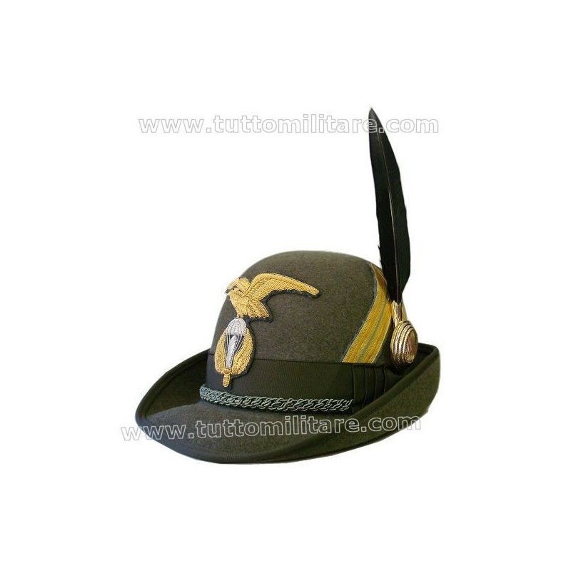 Cappello Alpino Tenente Paracadutisti Alpini