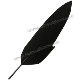 Penna Nera Flessibile con Rimbecco