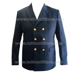 Giacca Doppio Petto Blu Marina Militare