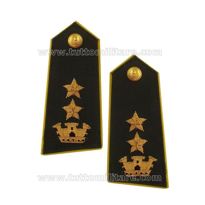 Gradi Ricamati per Controspalline rigide da Uniforme Tenente Colonnello Guardia di Finanza