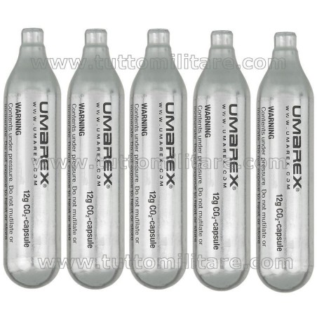 Set 5 Ricariche Gas Umarex CO2 Pistole Softair