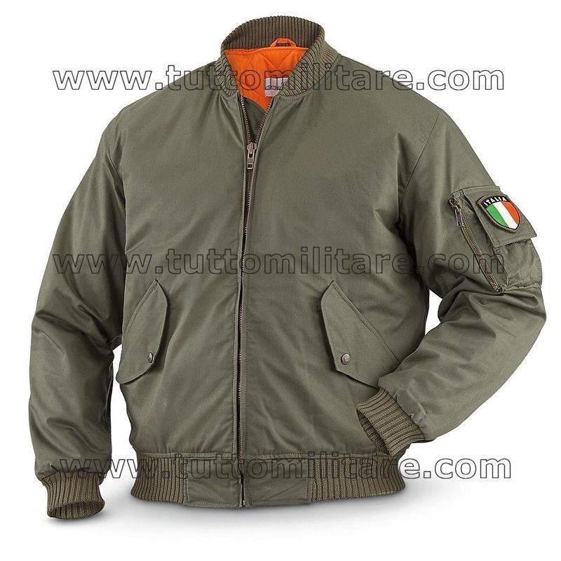 Giubbino Bomber Aeronautica Militare Verde Oliva