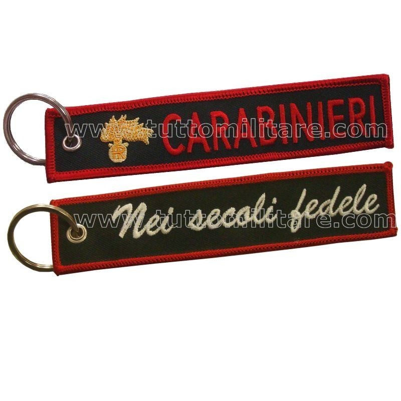 Portachiavi Ricamato Arma Carabinieri