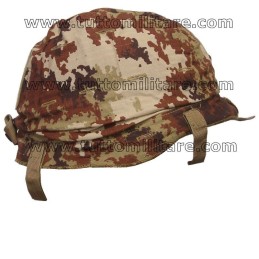 Telino Vegetato per Elmetto con Attacchi a Velcro