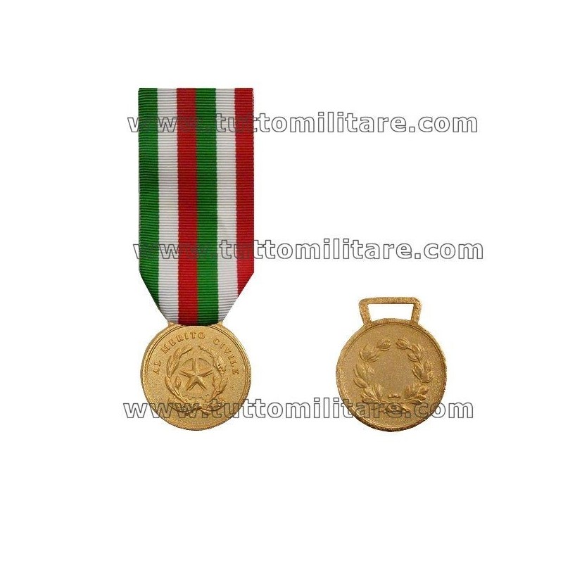 Medaglia Merito Civile Oro