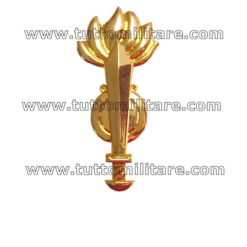 Distintivo Metallo Dorato Genio Guastatori 