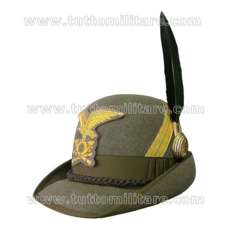 Cappello Alpino Ufficiale Inferiore Artiglieria Alpina