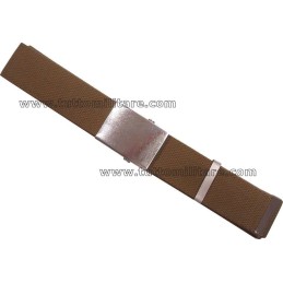 Cintura Kaki con Fibbia Neutra