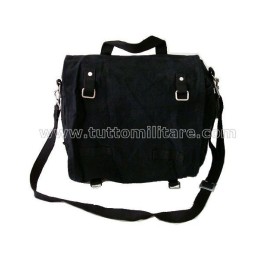 Borsa Nera in Canvas con Tracolla